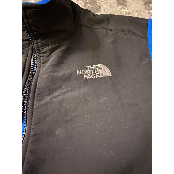 Big Kids Boys The North Face Track Coat Zip Jacket Blue Navy Large 14/16 - Picture 3 of 6